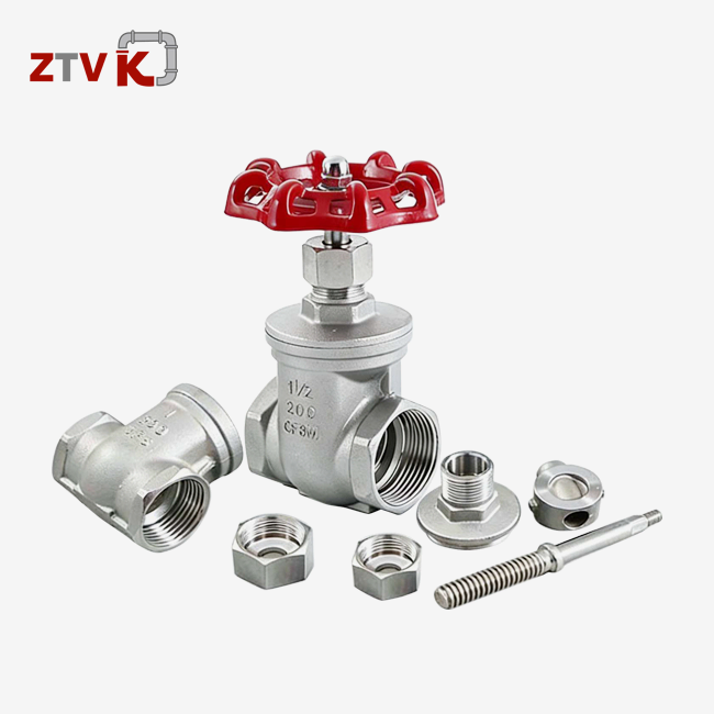 2 threaded gate valve